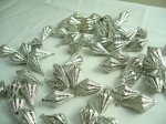 画像3: ビーズクラブ アクセサリーパーツ チャーム ドロップ５画 銀 5個 26mm チャーム キーホルダー ネックレス 飾り ピアス (3)