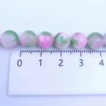 画像2: 連売り ビーズクラブ キャンディジェイド XP-25 ラウンド 8 mm 天然石 パステル カラフル パワーストーン ブレスレット (2)