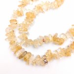 画像3: シトリン 黄水晶 さざれ 38cm 連売り さざれ石 サザレ 天然石 パワーストーン 浄化 ブレスレット ビーズクラブ (3)