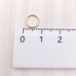 画像2: ビーズクラブ アクセサリー マルカン 丸カン リング ゴールド 8mm 100個 メタルパーツ 素材 ハンドメイド (2)
