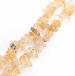画像1: シトリン 黄水晶 さざれ 38cm 連売り さざれ石 サザレ 天然石 パワーストーン 浄化 ブレスレット ビーズクラブ (1)