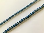 画像7: ビーズクラブ アクアオーラ ブルー ラウンド 6 mm 連売り パワーストーン ブレスレット (7)