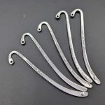 画像1: 訳アリ しおりパーツ シルバー 10個セット 約84mm 銀色 ブックマーク ブックマーカー ハンドメイド 材料 ビーズクラブ (1)