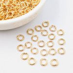 画像7: ビーズクラブ アクセサリー マルカン 丸カン リング ゴールド 5mm 100個 メタルパーツ 素材 ハンドメイド (7)