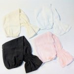 画像6: アームカバー ガーゼ生地 ピンク 接触冷感 日焼け防止 47cm ずれない 腕カバー 桃色 ロング丈 ひんやり 無地 紫外線対策 日除け スポーツ おしゃれ レディース ビーズクラブ (6)