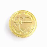 画像3: シーリングワックス スタンプヘッド  「F」ギフト 25mm 1個  シーリングスタンプ 単品 バラ売り 封蝋 手紙 ギフトカード プレゼント 招待状 ビーズクラブ (3)