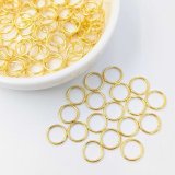 二重リング 5mm 50個 ゴールド 二重丸カン 二重カン 金色 2重