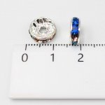 画像4: ロンデル ラインストーン 平型 K-188  ミックスカラー 約10mm 50個セット スペーサー アクセサリー パーツ ハンドメイド 材料 ビーズクラブ (4)