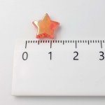 画像2: アクリルビーズ 星型 B-1 ミックスカラー オーロラ加工 約10×11mm 50個セット ハンドメイド アクセサリーパーツ プラスチックビーズ ビーズクラブ (2)