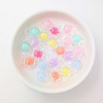 画像3: アクリルビーズ キャンディ型 B-2 ミックスカラー 約9×17mm 50個セット ハンドメイド アクセサリーパーツ プラスチックビーズ ビーズクラブ (3)