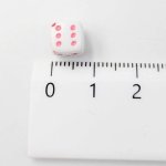 画像2: アクリルビーズ サイコロ型 B-4 ミックスカラー 約8mm 50個セット ハンドメイド アクセサリーパーツ プラスチックビーズ ビーズクラブ (2)