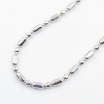 画像2: チェーン ショート&ロングタイプ シルバー 約2m アクセサリーパーツ ハンドメイド素材 ネックレス ペンダント ビーズクラブ (2)