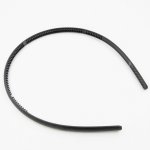 画像2: カチューシャ ブラック 細め シンプルデザイン 3個セット 約14×12.5cm 髪飾り ヘアアクセサリー デコ素材 デコレーション ハンドメイド素材 ビーズクラブ (2)