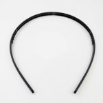 画像4: カチューシャ ブラック 細め シンプルデザイン 3個セット 約14×12.5cm 髪飾り ヘアアクセサリー デコ素材 デコレーション ハンドメイド素材 ビーズクラブ (4)