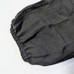 画像2: アームカバー ガーゼ生地 ブラック 接触冷感 日焼け防止 47cm ずれない 腕カバー 黒色 ロング丈 ひんやり 無地 紫外線対策 日除け スポーツ おしゃれ レディース ビーズクラブ (2)