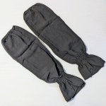 画像4: アームカバー ガーゼ生地 ブラック 接触冷感 日焼け防止 47cm ずれない 腕カバー 黒色 ロング丈 ひんやり 無地 紫外線対策 日除け スポーツ おしゃれ レディース ビーズクラブ (4)
