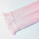 画像2: アームカバー レース生地 ピンク 涼しい 48cm ゆったり 腕カバー 桃色 ロング丈 ひんやり 無地 かわいい 日除け スポーツ おしゃれ レディース ビーズクラブ (2)