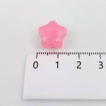 画像2: アクリルビーズ 星型 B-15 パステルカラー ぷっくり 約14mm 30個セット 大きめ穴 ポニービーズハンドメイド アクセサリーパーツ プラスチックビーズ ビーズクラブ (2)